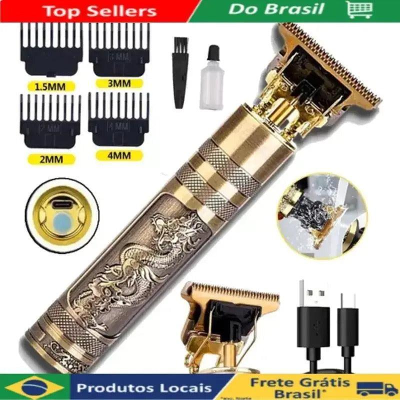 Hair Trimmer - Maquina De Barbear Dragão Aparador de Cabelo